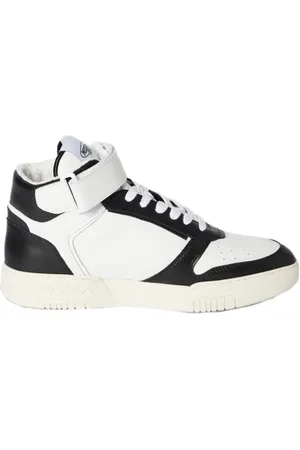 Missoni Sko, Herre, Hvid, 42 EU, Læder, Høje Sneakers Hvid/Sort