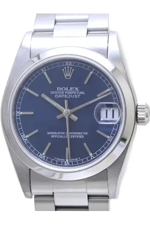 Rolex Pre-owned, Herre, Blå, ONE SIZE, Pre-owned Rustfrit stal watches