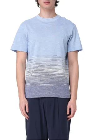 Missoni Top, Herre, Blå, S, Kortærmet T-shirt