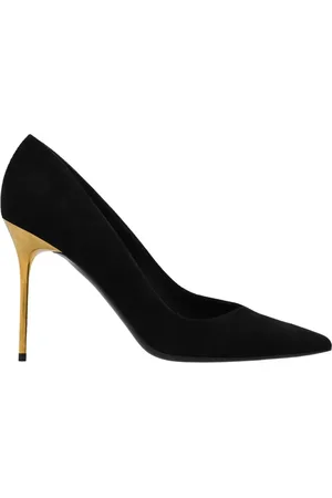 Balmain Sko, Dame, Sort, 36 EU, Suede, Suede Stilethæle