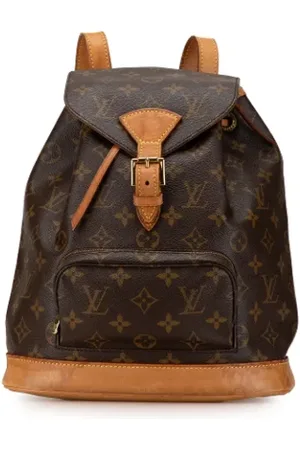LOUIS VUITTON Pre-owned, Dame, Brun, ONE SIZE, Uld, Pre-owned Canvas rygsaekke