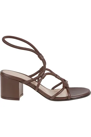 Gianvito Rossi Sko, Dame, Brun, 36 1/2 EU, Læder, Brune Lædersandaler Elegant Stil