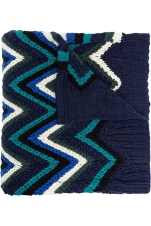 Missoni Tilbehør, Herre, Blå, ONE SIZE, Uld, Winter Scarves