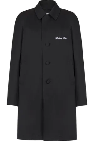 Balmain Frakke, Herre, Sort, L, Bomuld, Signatur bilfrakke