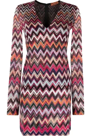 Missoni Kjole, Dame, Flerfarvet, XS, Polyester, Korte kjoler