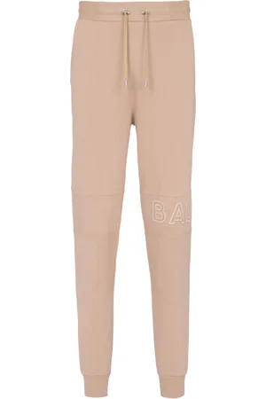Balmain Bukser, Herre, , 2XL, Bomuld, Præget Logo Joggingbukser