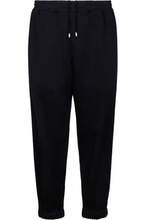 Balmain Bukser, Herre, Blå, XL, Tyl, Blå Jogger Style Bukser