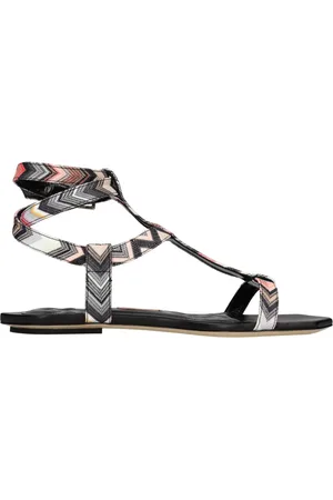 Missoni Sko, Dame, Flerfarvet, 41 EU, Læder, Sandaler MultiFarvet