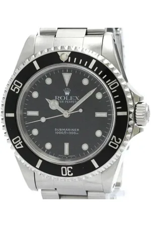 Rolex Pre-owned, Herre, Sort, ONE SIZE, Pre-owned Glas watches