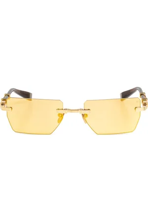 Balmain Tilbehør, unisex, Gul, ONE SIZE, Solbriller Pierre