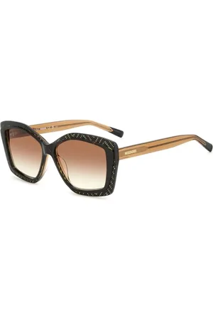 Missoni Tilbehør, unisex, Brun, 58 MM, Havana Brun Solbriller med Gradient Linser