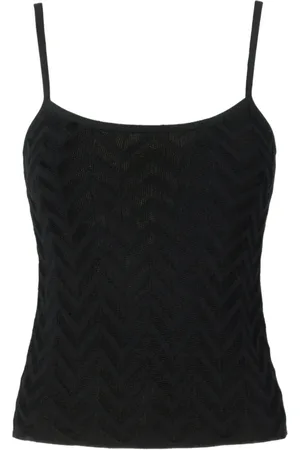Missoni Top, Dame, Sort, XS, Sort Ærmeløs Top til Kvinder