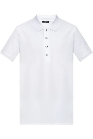 Balmain Top, Herre, Hvid, S, Bomuld, Bomuldspolo
