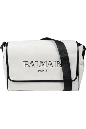 Balmain Taske, Herre, , ONE SIZE, Bomuld, Hvid Bomuld og Linned Barselstaske