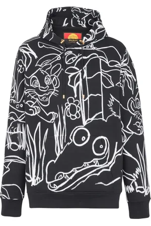 Balmain Sweathshirts & Hoodies, Herre, Sort, S, Bomuld, Disney x : The Lion King - Hoodie med trykt børn