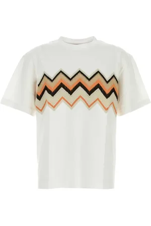 Missoni Top, Herre, Hvid, XS, Bomuld, Hvid Bomuld T-Shirt