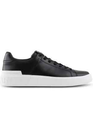 Balmain Sko, Dame, Sort, 41 EU, Læder, B-Court Trainers