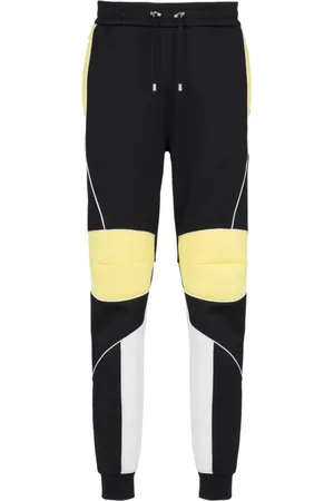 Balmain Bukser, Herre, Sort, M, Neopren-panelerede joggingbukser