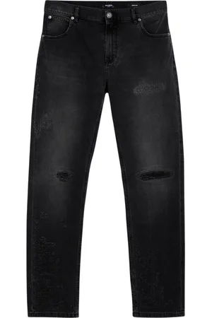 Balmain Jeans, Herre, Sort, W30, Uld, Almindelige Jeans