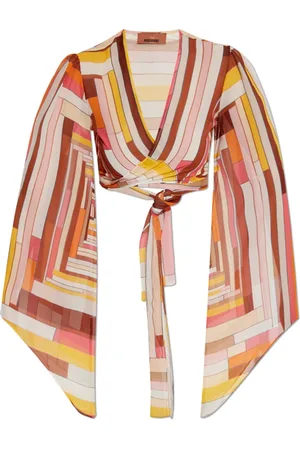 Missoni Bluser & Skjorter, Dame, Flerfarvet, S, Tyl, Silke top