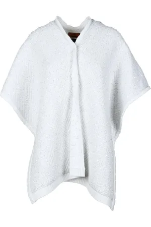 Missoni Jakke, Dame, Hvid, ONE SIZE, Bomuld, Bomuld Blanding Polyester Mantel