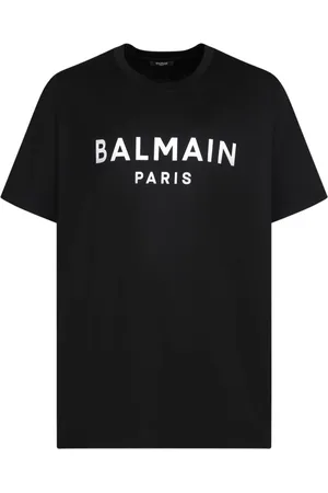 Balmain Top, Herre, Sort, 2XL, Uld, Stilfuld kollektion af T-shirts og poloshirts