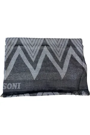 Missoni Tilbehør, Dame, Flerfarvet, ONE SIZE, Mønstret Lurex Tørklæde