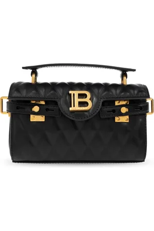 Balmain Taske, Dame, Sort, ONE SIZE, Læder, Håndtaske `B-Buzz 19`