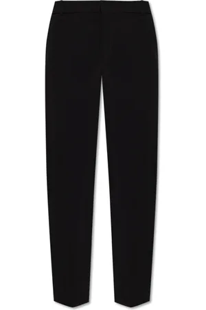 Balmain Bukser, Herre, Sort, XL, Uld, Bukser med folder