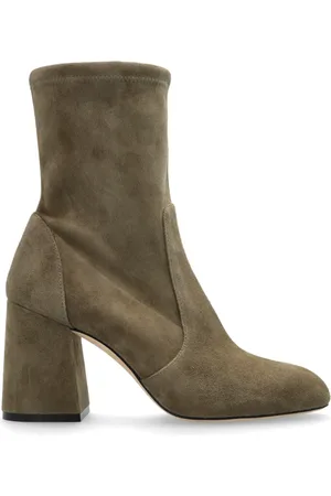 Stuart Weitzman Sko, Dame, Grøn, 40 1/2 EU, Ankelstøvler med hæle Yuliana
