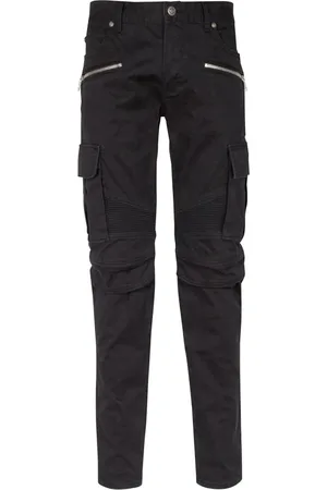 Balmain Bukser, Herre, Sort, W30, Bomuld, Bomulds cargo bukser