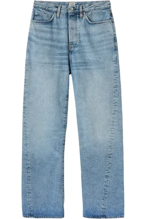 Totême Jeans, Dame, Blå, W28, Denim, Twisted Seam Denim Full Length