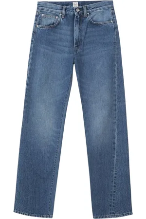 Totême Jeans, Dame, Blå, W27, Denim, Twisted Seam Denim Bukser