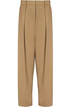 Balmain Bukser, Dame, , 2XS, Bomuld, Plisserede bomuldsbukser