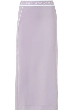 EA7 Nederdel, Dame, Lilla, M, Polyester, Dynamisk Atlet Lang Nederdel Lilla