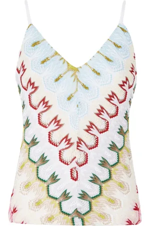 Missoni Top, Dame, Flerfarvet, S, Uld, Multifarvet Stilfuld Top til Kvinder