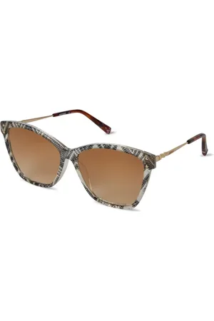 Missoni Tilbehør, Dame, Brun, ONE SIZE, Cat-Eye solbriller i Orange/Grey/Multi