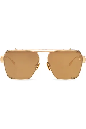 Balmain Tilbehør, unisex, Gul, ONE SIZE, Uld, Premier solbriller