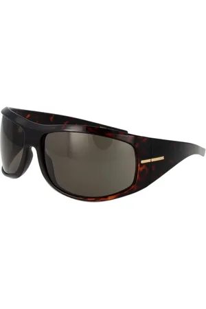 HUGO BOSS Tilbehør, Dame, Brun, ONE SIZE, Uld, Brune Dame Solbriller Rektangulær Stil