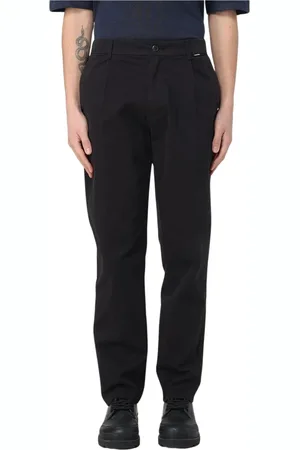 Calvin Klein Bukser, Herre, Sort, W30, Moderne Plisserede Bukser