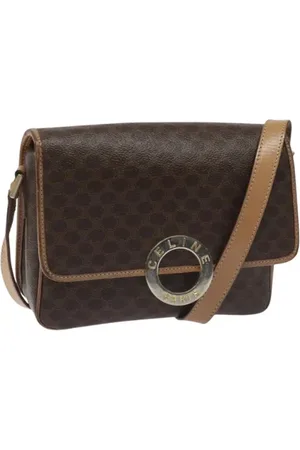 Céline Pre-owned, Dame, Brun, ONE SIZE, Uld, Pre-owned Laeder celine-tasker