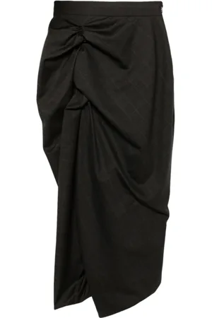 Vivienne Westwood Nederdel, Dame, Brun, XS, Brun Panther Nederdel