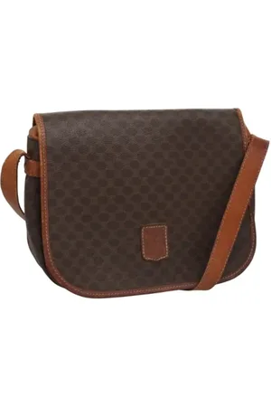 Céline Pre-owned, Dame, Brun, ONE SIZE, Uld, Pre-owned Laeder celine-tasker