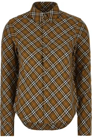 Burberry Bluser & Skjorter, Dame, Grøn, S, Uld, Stilfulde Skjorter Samling