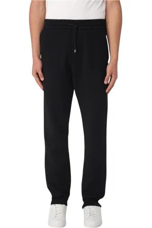 Saint Laurent Bukser, Herre, Sort, XS, Bomuld, Behagelige Sorte Afslappede Bukser