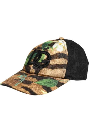 Dolce & Gabbana Tilbehør, unisex, Flerfarvet, 57 CM, Multifarvet DG Logo Patch Baseball Cap