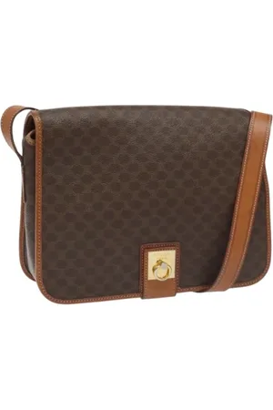 Céline Pre-owned, Dame, Brun, ONE SIZE, Uld, Pre-owned Laeder celine-tasker