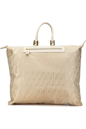 Fendi Pre-owned, Dame, , ONE SIZE, Nylon, Pre-owned nylon rejsetasker