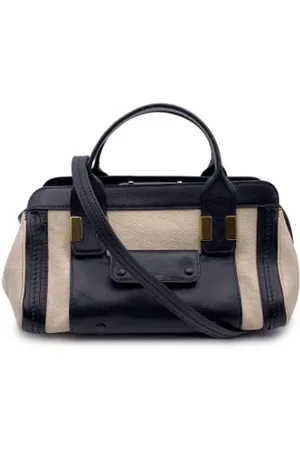 Chloé Pre-owned, Dame, Sort, ONE SIZE, Tyl, Pre-owned Laeder hndtasker