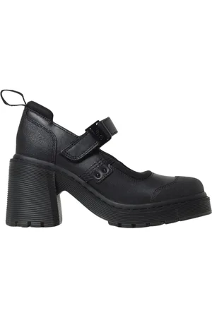 Dr. Martens Sko, Dame, Sort, 37 EU, Læder, Retro Mary Jane Platform Hæle